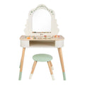 Classic world houten kaptafel met krukje - inclusief accessoires