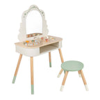 Classic world houten kaptafel met krukje - inclusief accessoires