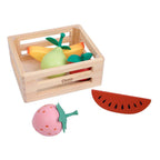Classic world houten krat met fruit