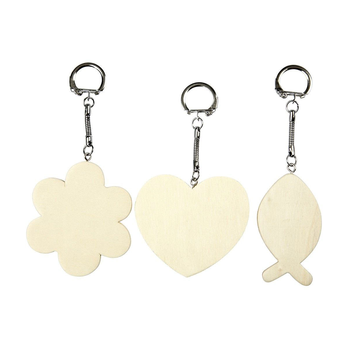 Creativ Company - Creativ Company Versier je houten sleutelhanger 3st.