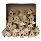 Creativ company vogelhuisjes papier-maché, 60st.