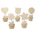 Creativ Company - Creativ Company Versier je houten memoclip bloem 10 stuks