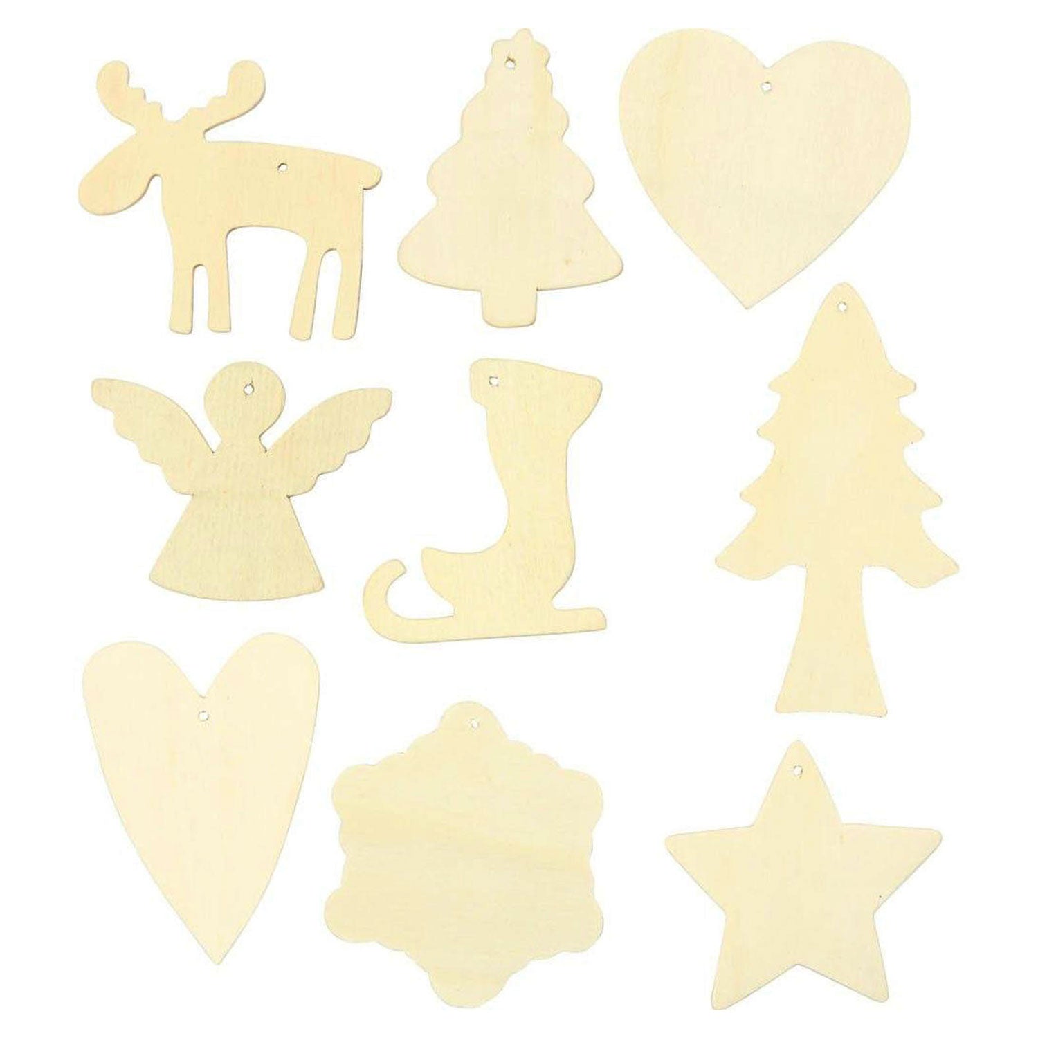 Creativ Company - Creativ Company Https://www.cchobby.nl/houten-decoraties-kerst-afm-7-8-cm-72-stuk-1-doos