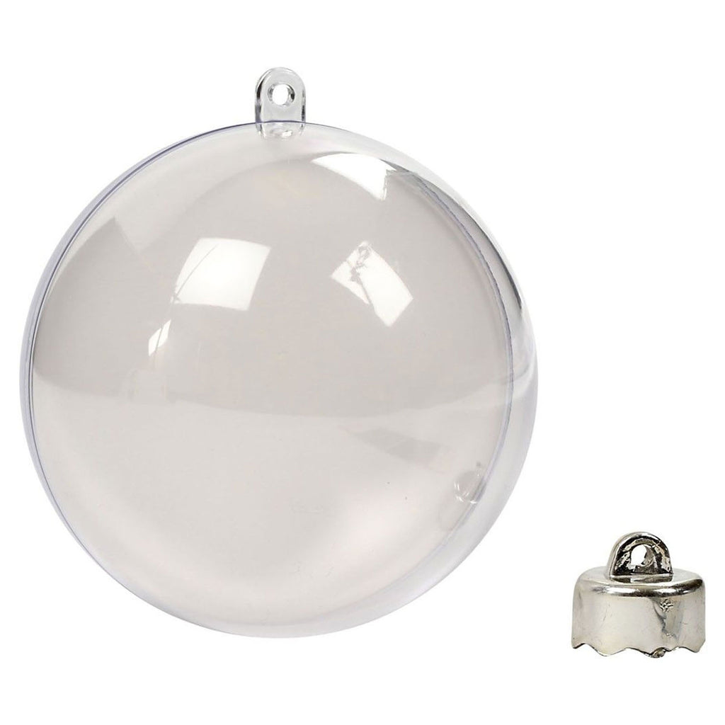 Creativ Company - Creativ Company Decoratie kerstballen tweedelig 5st.