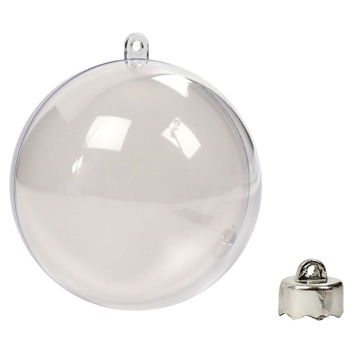 Creativ Company - Creativ Company Decoratie kerstballen tweedelig 5st.