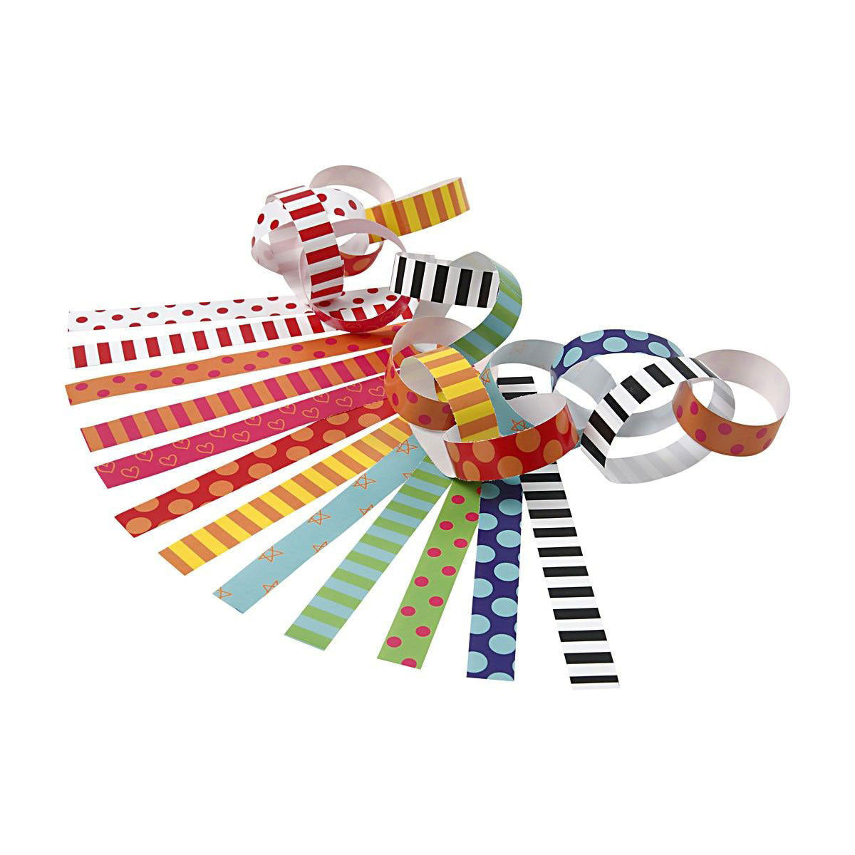 Creativ Company - Creativ Company Papier stroken - bedrukt 2400st.