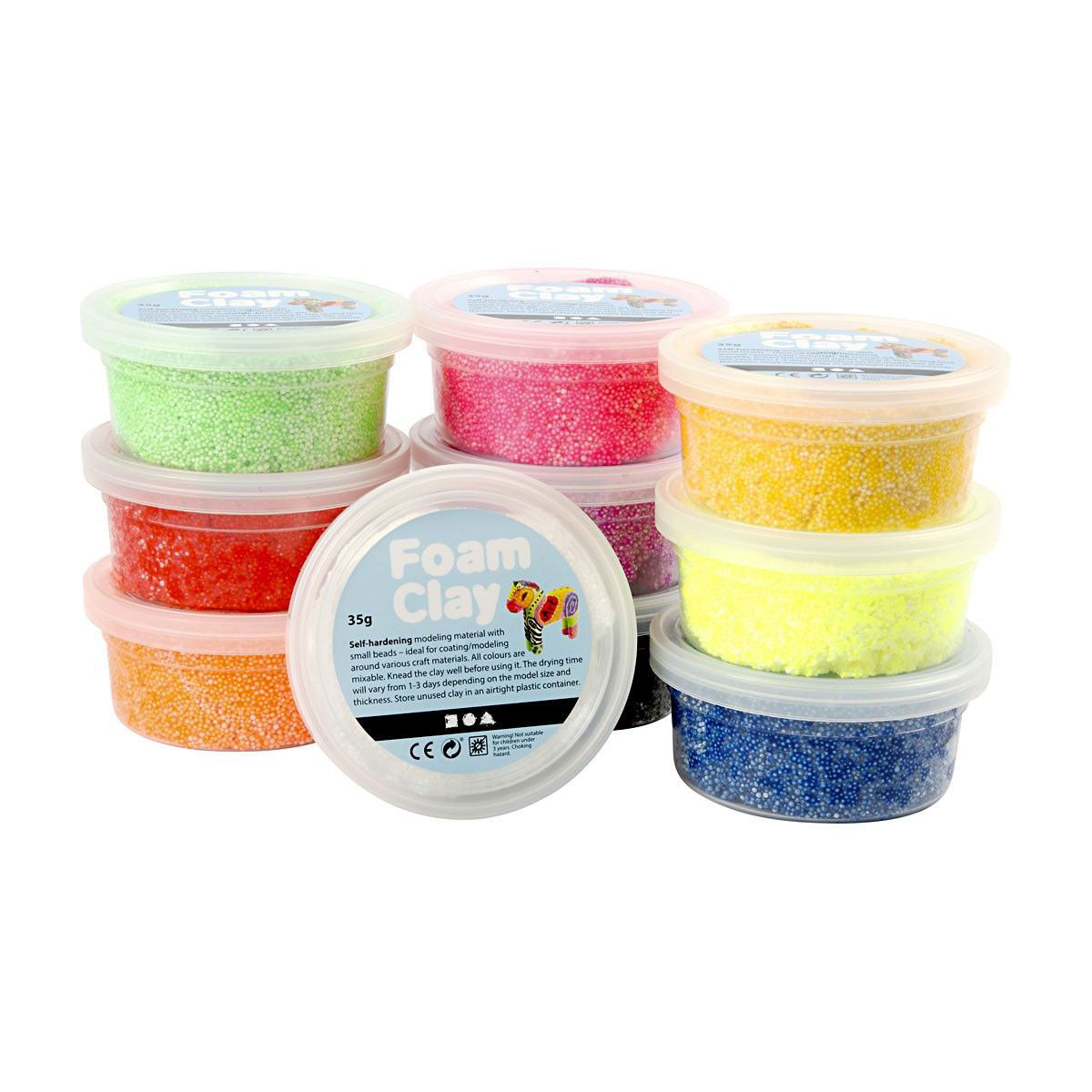 Foam Clay - Foam Clay Foam klei - basiskleuren 10x35gr
