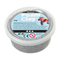 Foam clay - metallic zilver, 35gr.