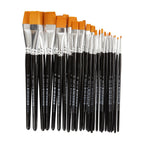 Creativ Company - Creativ Company Platte penselen - 7 maten 30st.