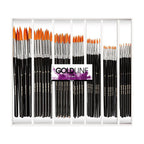 Creativ Company - Creativ Company Ronde penselen - 7 maten 84 stuks
