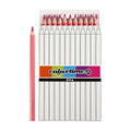 Creativ company driehoekige jumbo kleurpotloden - roze, 12st.