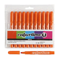 Colortime oranje jumbo stiften, 12st.