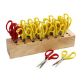 Creativ Company - Creativ Company Ronde kinderscharen met scharenblok 24 stuks