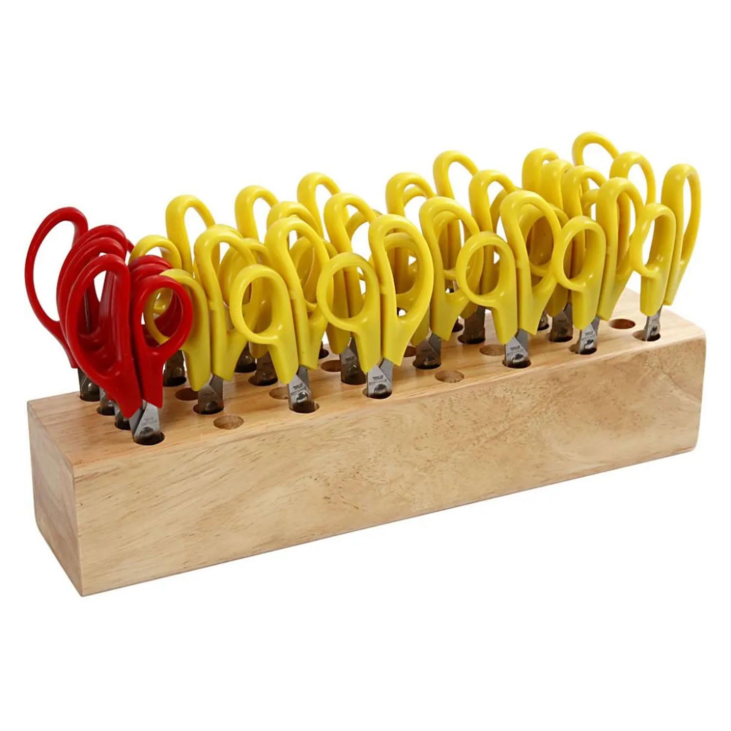 Creativ Company - Creativ Company Ronde kinderscharen met scharenblok 24 stuks