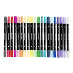 Creativ company dubbelzijdige textielstiften - extra kleuren, 20st.