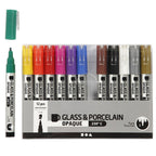 Creativ Company - Creativ Company Glas- & porseleinstiften 12 stuks