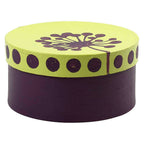 Creativ company ronde doosjes papier-maché, 3st.