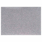 Creativ company opstrijkfolie glitter zilver, a5