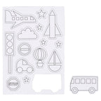 Creativ company kleur je eigen magneten - transport