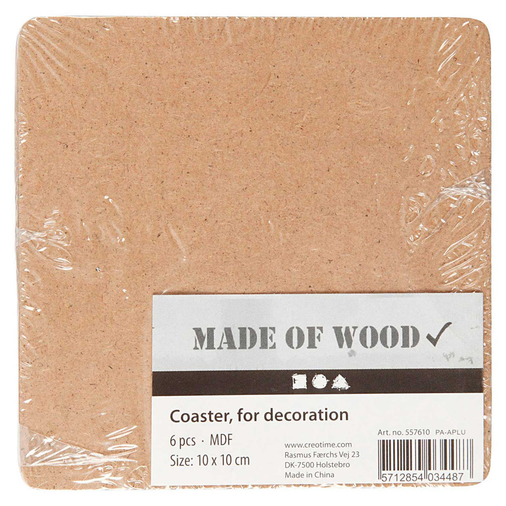 Creativ Company - Creativ Company Onderzetters mdf 6 stuks