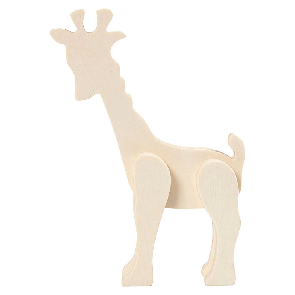 Creativ company houten figuur dier - giraf