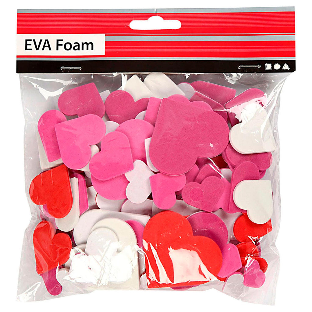 Creativ Company - Creativ Company Foamvormen hartjes zelfklevend 200 stuks