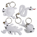 Creativ company dieren sleutelhangers van textiel, 4st.