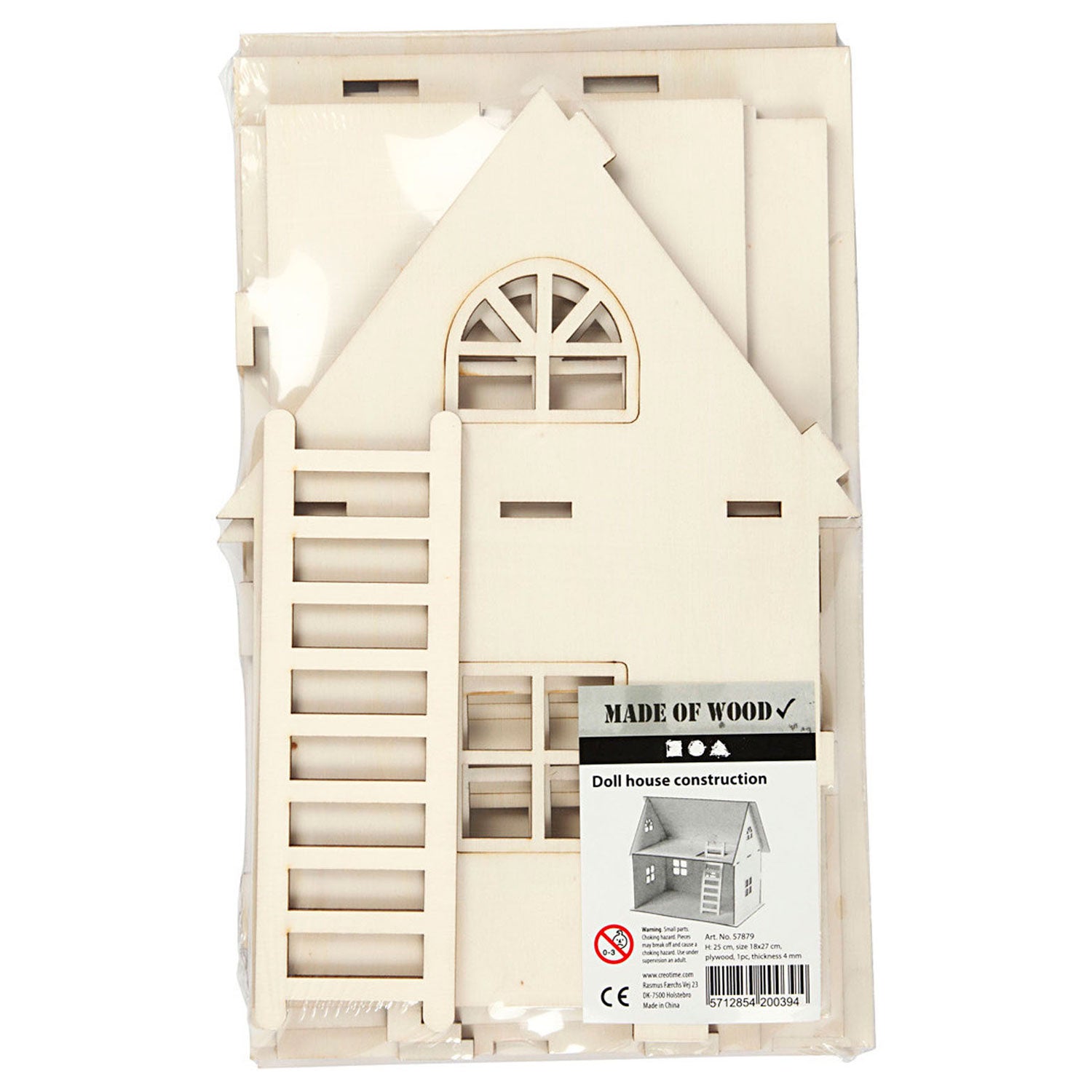 Creativ company diy houten poppenhuis