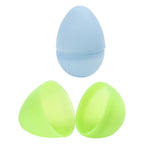 Creativ company plastic eieren gekleurd, 12st. 6cm
