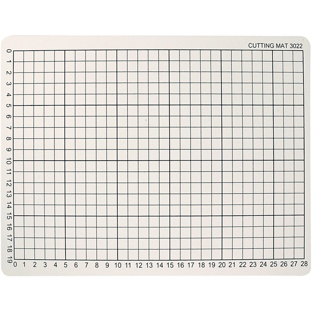 Creativ Company - Creativ Company Snijmat rubber met rasterlijnen 22x30cm