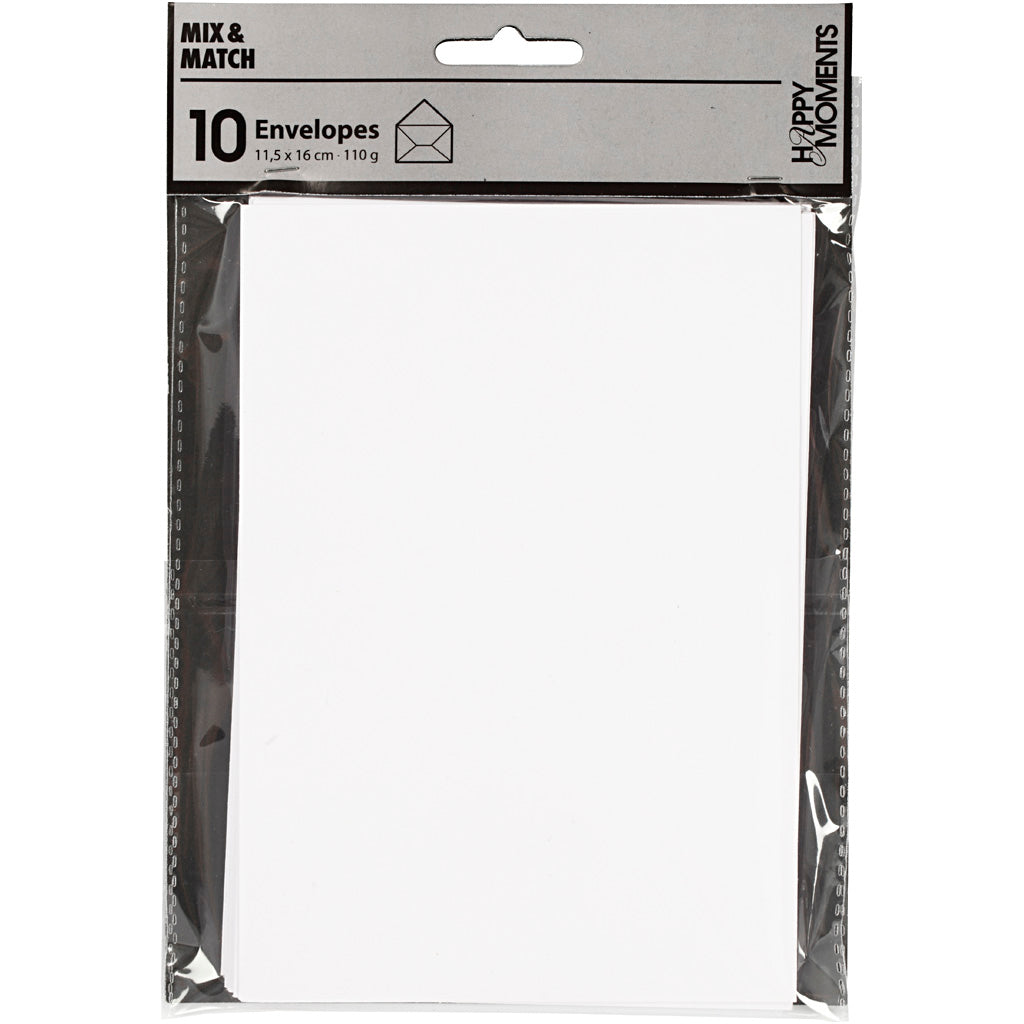 Creativ Company - Creativ Company Envelop wit 110gr 10 stuks