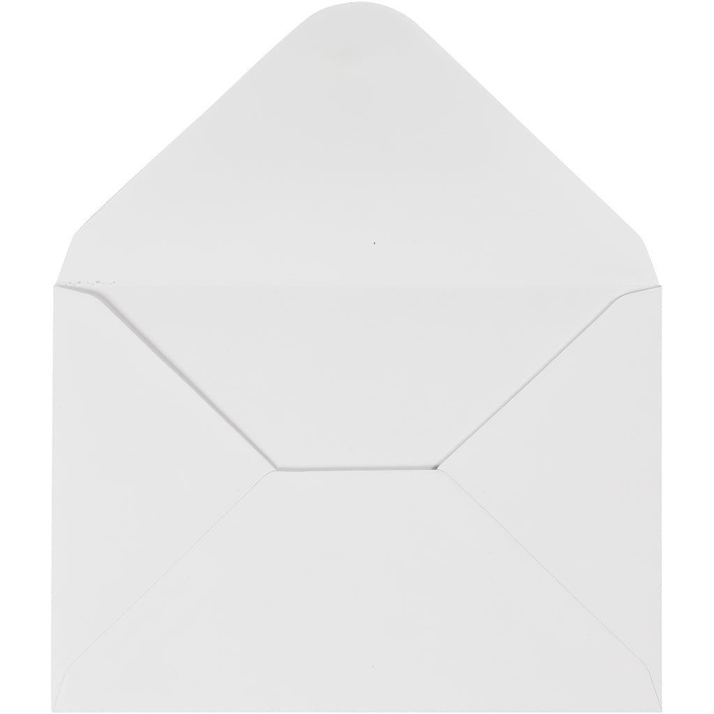 Creativ Company - Creativ Company Envelop wit 110gr 10 stuks