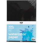 Creativ Company - Creativ Company Aquarelpapier zwart a4 300gr 10 vellen