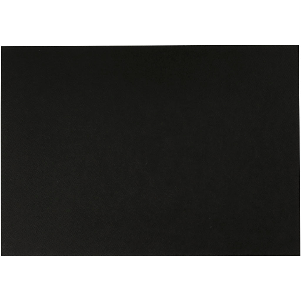 Creativ Company - Creativ Company Aquarelpapier zwart a4 300gr 10 vellen