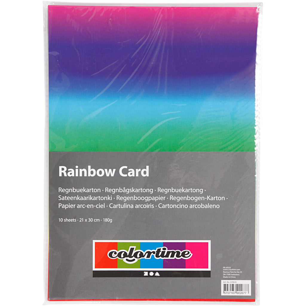 Creativ Company - Creativ Company Regenboogpapier a4 180gr 10 vellen