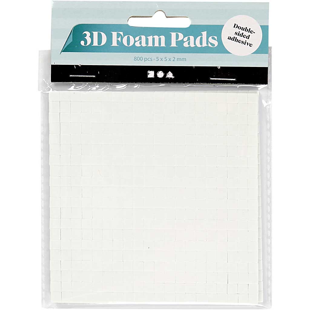 Creativ Company - Creativ Company 3d foam pads wit 5x5x2mm 2 vellen