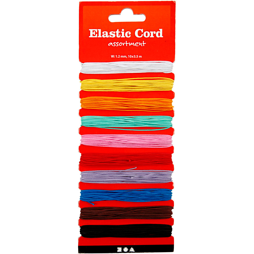 Creativ company elastiek kleur dikte 1mm, 10x3,5m