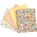 Creativ Company - Creativ Company Patchwork stof geel 45x55cm 4 stuks