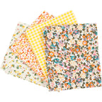 Creativ Company - Creativ Company Patchwork stof geel 45x55cm 4 stuks