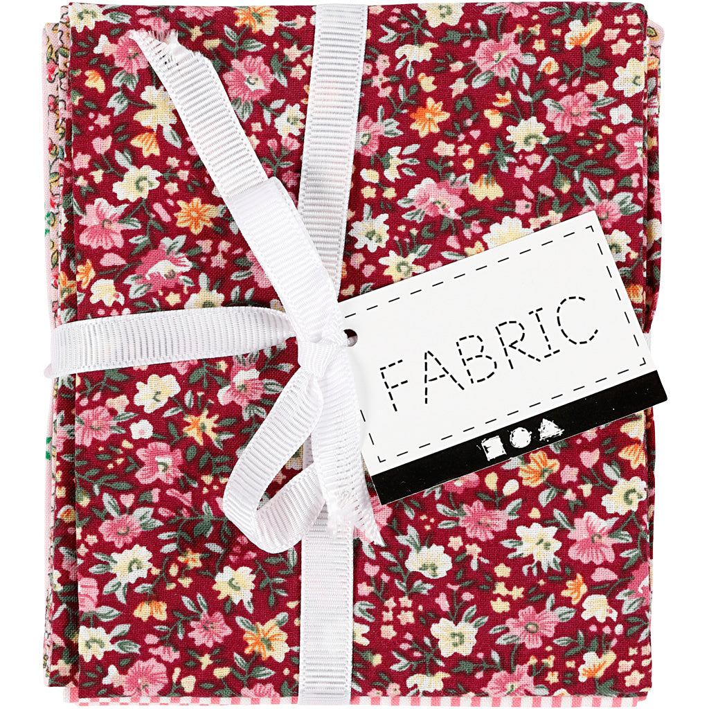 Creativ Company - Creativ Company Patchwork stof roze 45x55cm 4 stuks