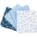 Creativ Company - Creativ Company Patchwork stof blauw 45x55cm 4 stuks