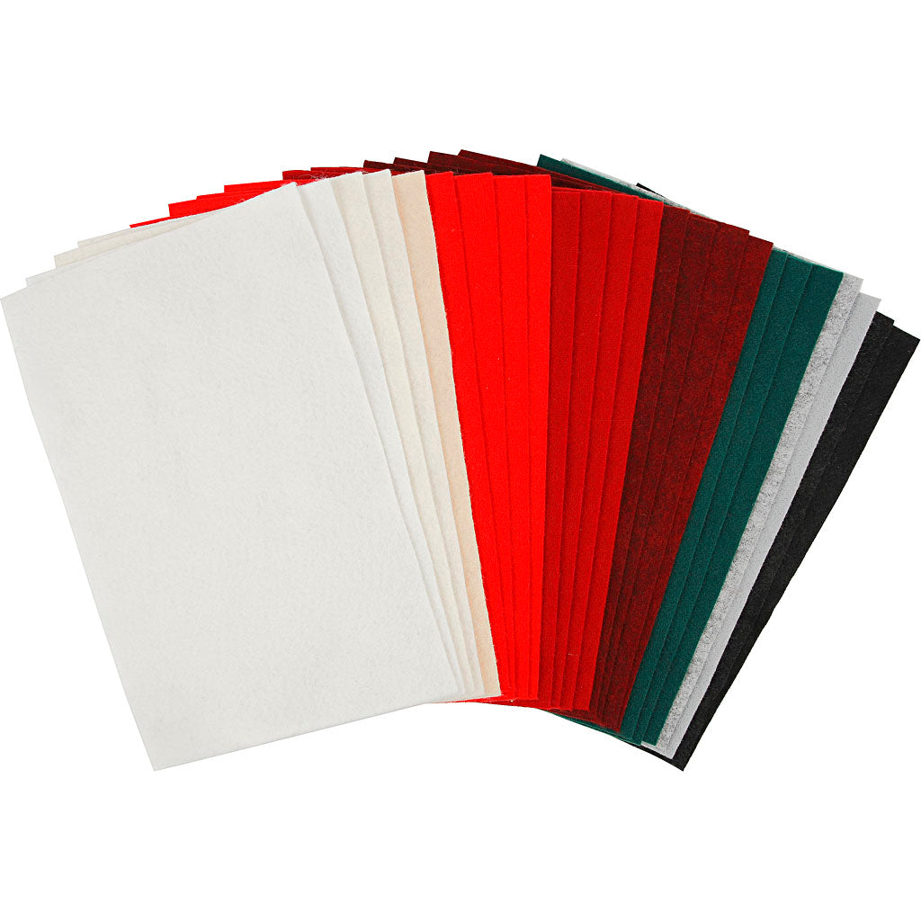 Creativ Company - Creativ Company Hobbyvilt diverse kleuren 24 vellen