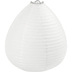 Creativ company rijstpapier lamp wit druppel, 27cm