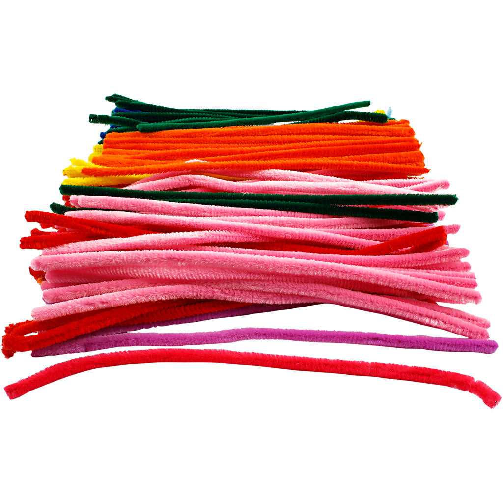 Creativ Company - Creativ Company Https://www.cchobby.nl/chenille-l-30-cm-dikte-9-mm-diverse-kleuren-200-div-1-doos