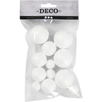 Creativ company styropor ballen wit, 12st.
