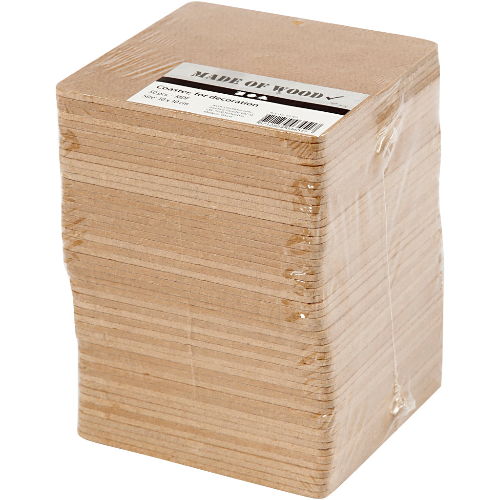 Creativ Company - Creativ Company Https://www.cchobby.nl/onderzetters-afm-10x10-cm-dikte-3-mm-50-stuk-1-doos
