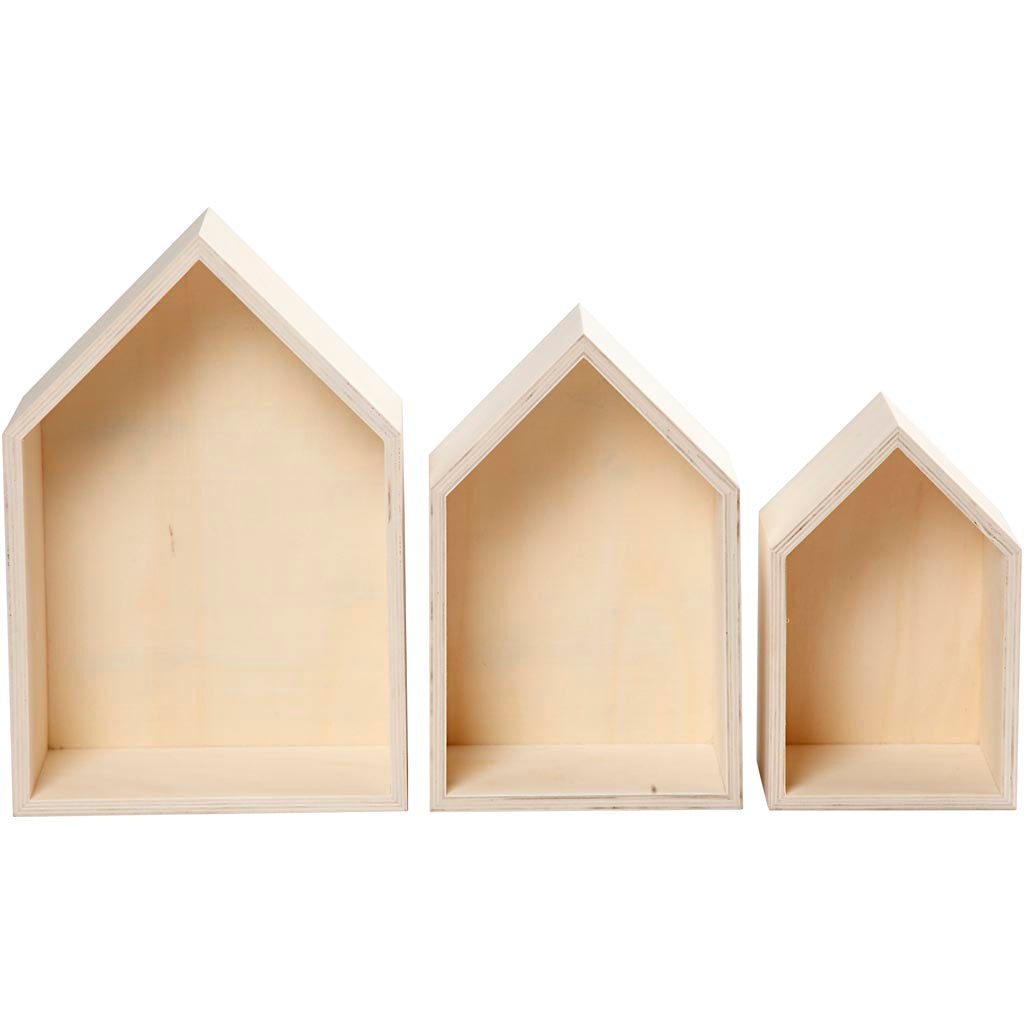 Creativ Company - Creativ Company Https://www.cchobby.nl/showdozen-huizen-h-20-3-25-3-31-cm-d-10-cm-b-13-16-2-20-cm-3-stuk-1-set