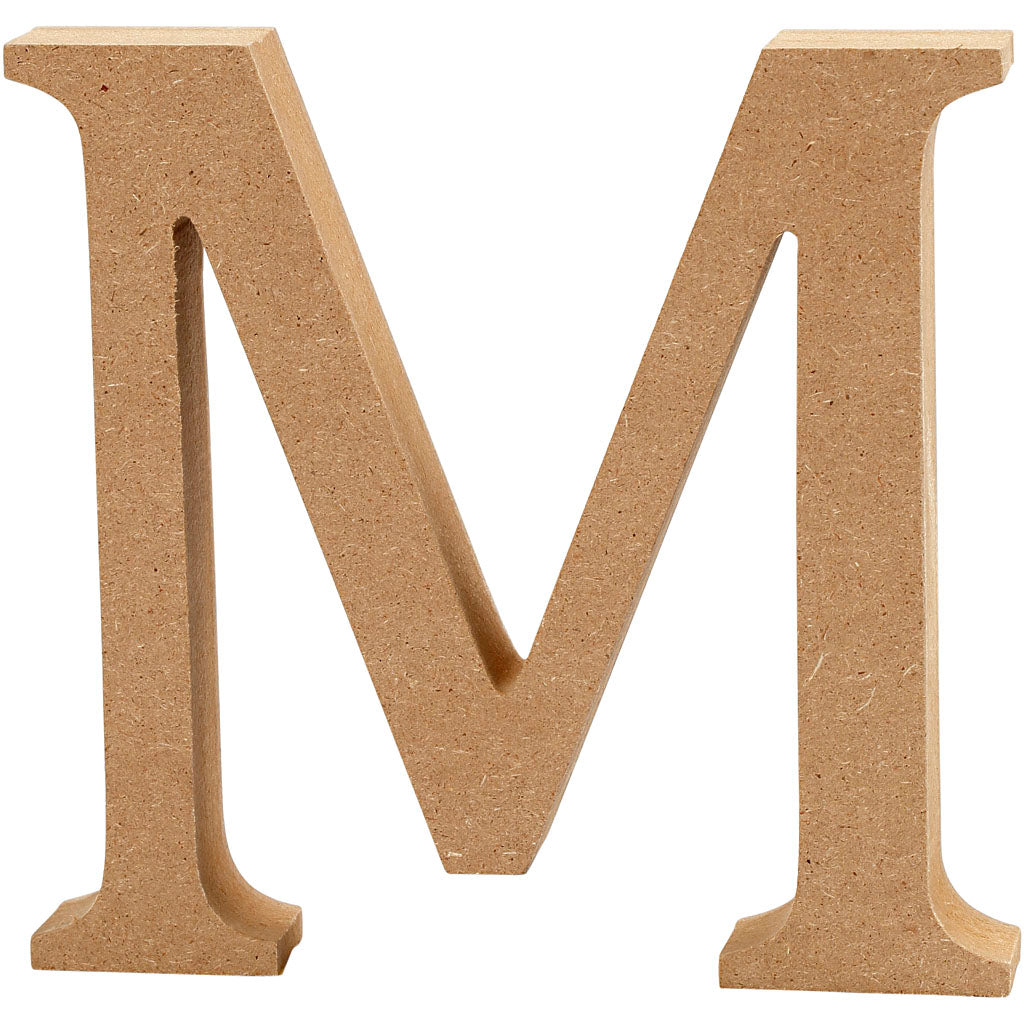 Creativ Company - Creativ Company Letter m mdf 8cm 1 stuks