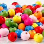 Creativ Company - Creativ Company Houten kralen mix 8mm 90st.