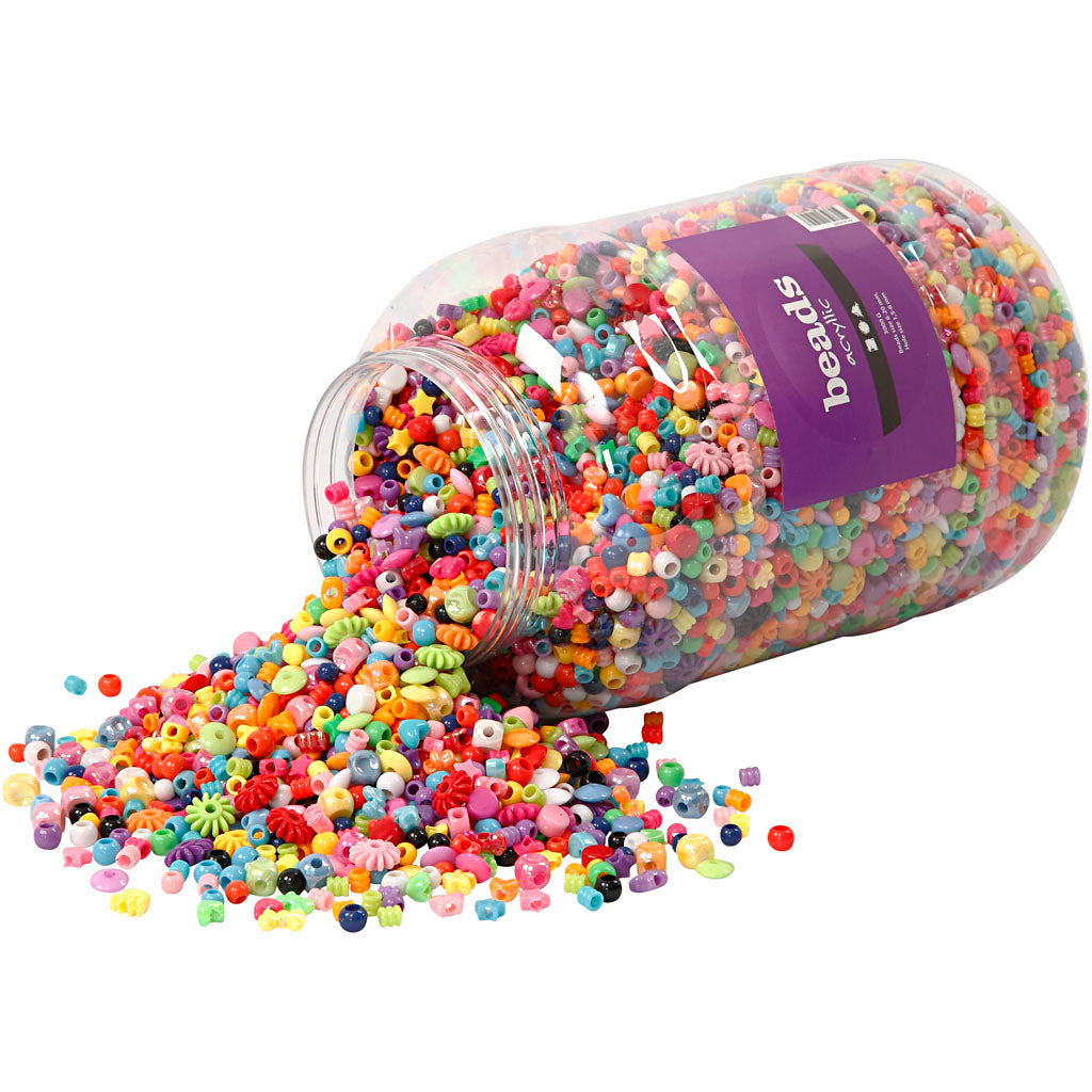 Creativ Company - Creativ Company Https://www.cchobby.nl/emmer-met-plastic-kralen-afm-6-20-mm-gatgrootte-1-5-6-mm-ca-8100-stuk-3000-gr-5700-ml-1-emmer